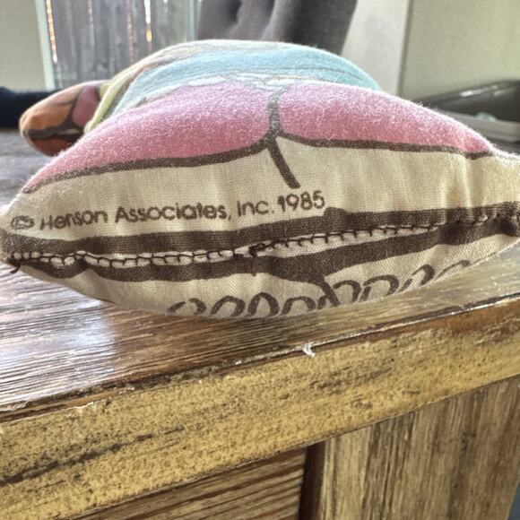 Vintage Muppet Babies Skeeter Fabric Pillow Plush Toy 80s Henson Muppets - Picture 6 of 7